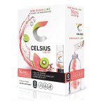 CELSIUS Dragonfruit Lime On-the-Go Powder Stick Packs， Zero Sugar (14 Sticks per Pack)